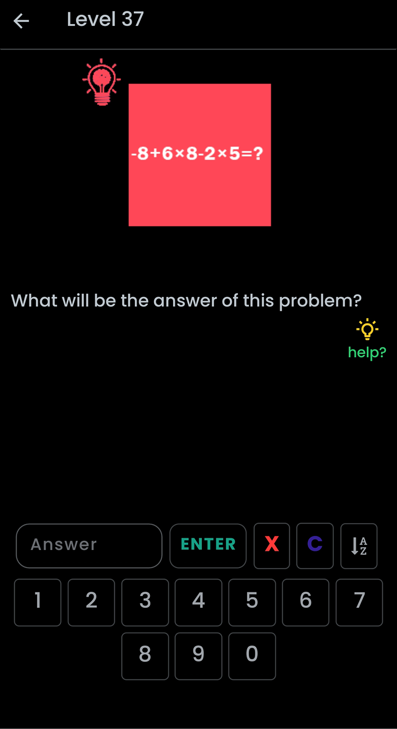 problem on bodmas rule