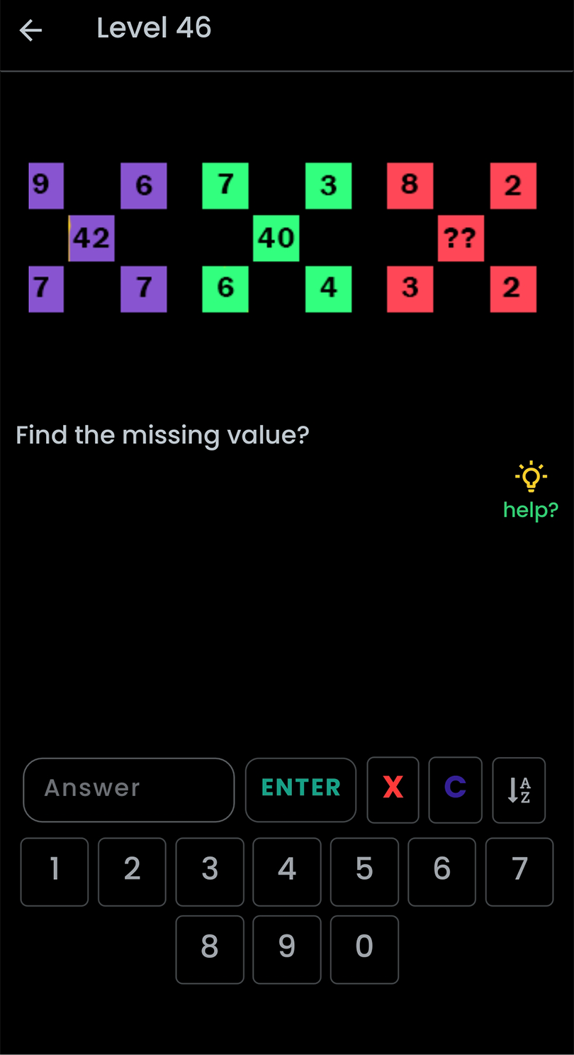 Find the missing value