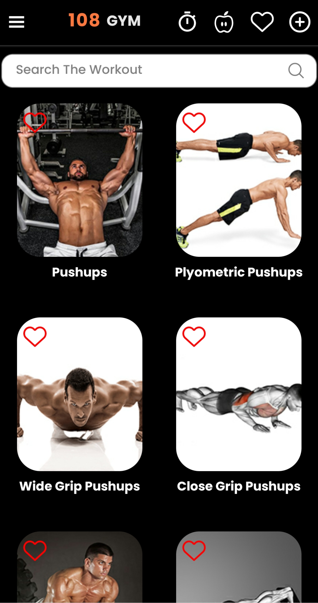 Multiple Workout Range